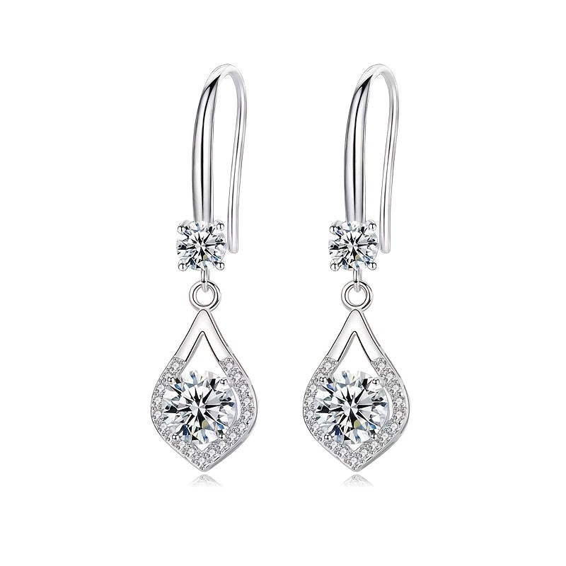 Orecchini a forma di goccia in argento sterling 925