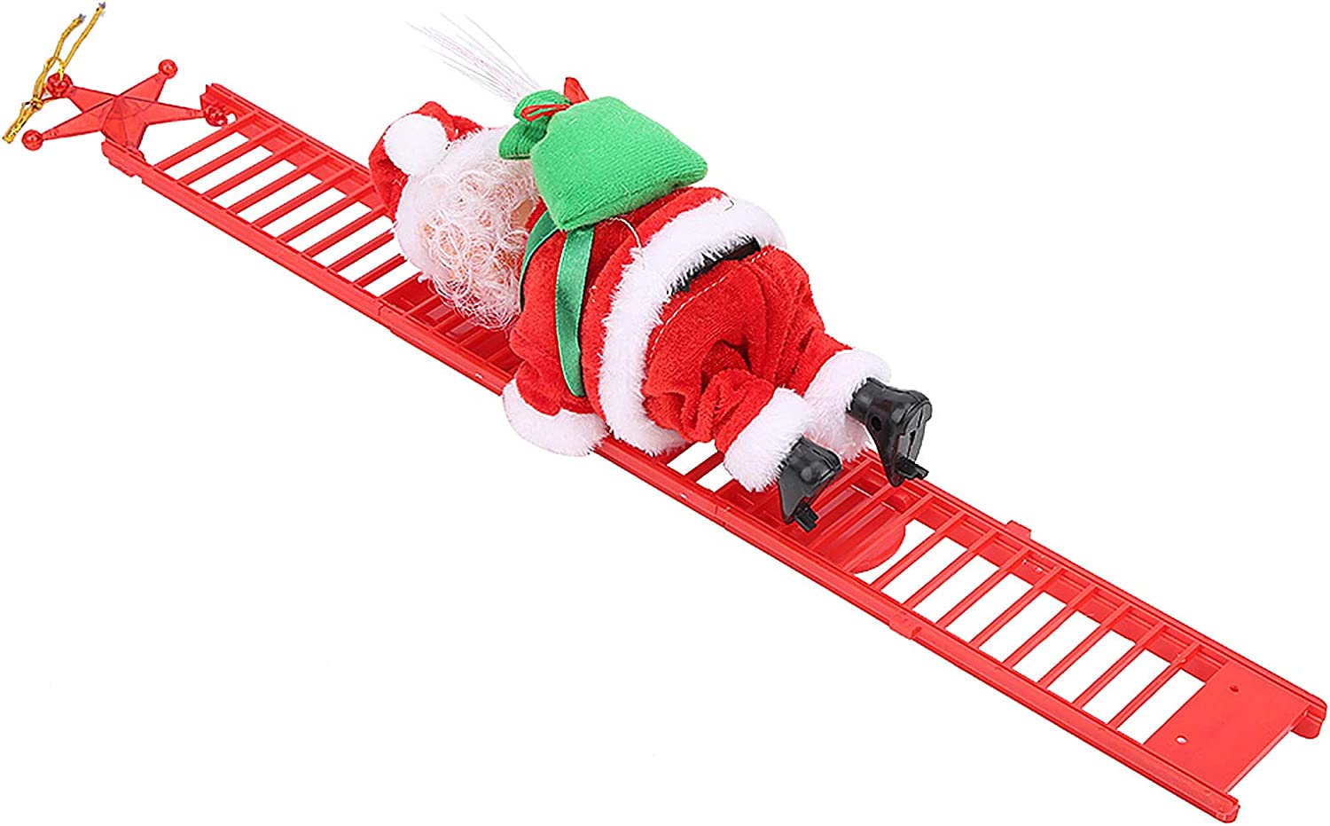 Giocattolo elettrico scala  di babbo natale ornamento per albero di natale decorazione natalizia