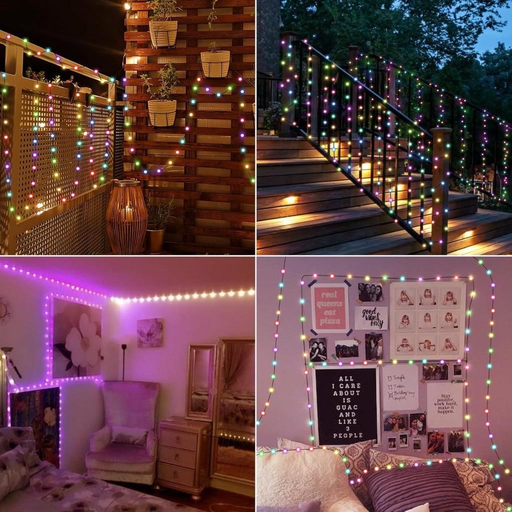 Luci LED Decorative RGB+IC da 7,5 m per Interni ed Esterni