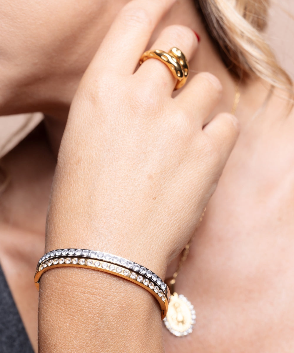 Bracciale Rigido Cristal