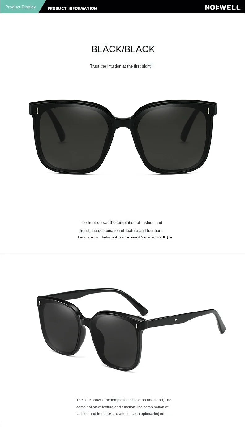 Occhiali da sole quadrati vintage OIMG da donna