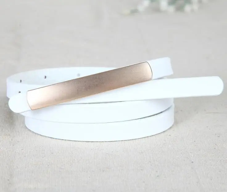 Cintura da donna in vera pelle