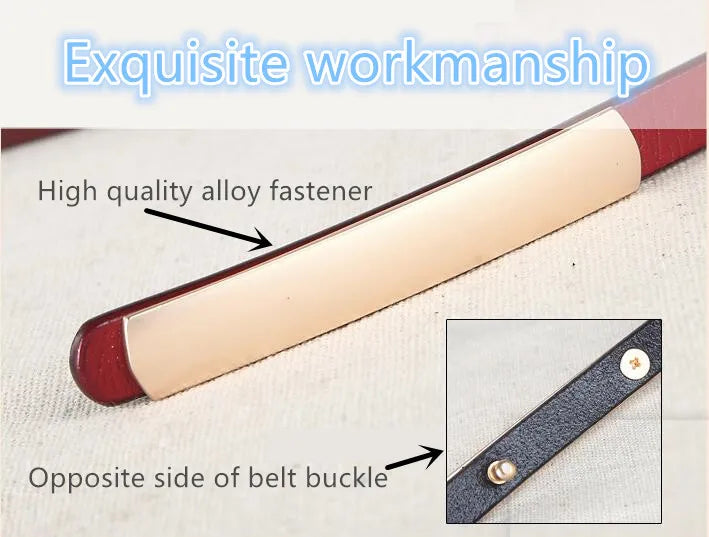 Cintura da donna in vera pelle