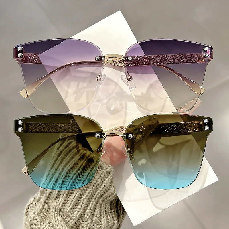 Nuovi occhiali da sole alla moda senza montatura