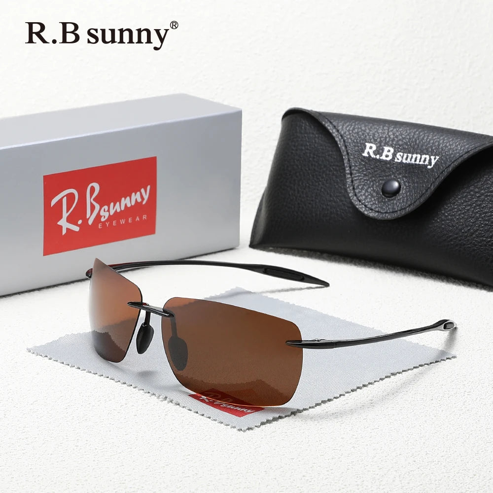 Occhiali da sole da uomo e da donna senza montatura