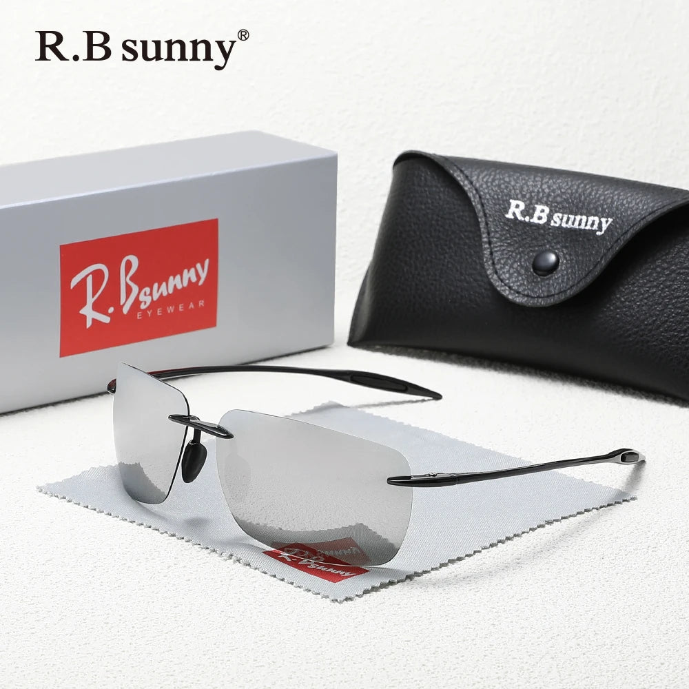 Occhiali da sole da uomo e da donna senza montatura