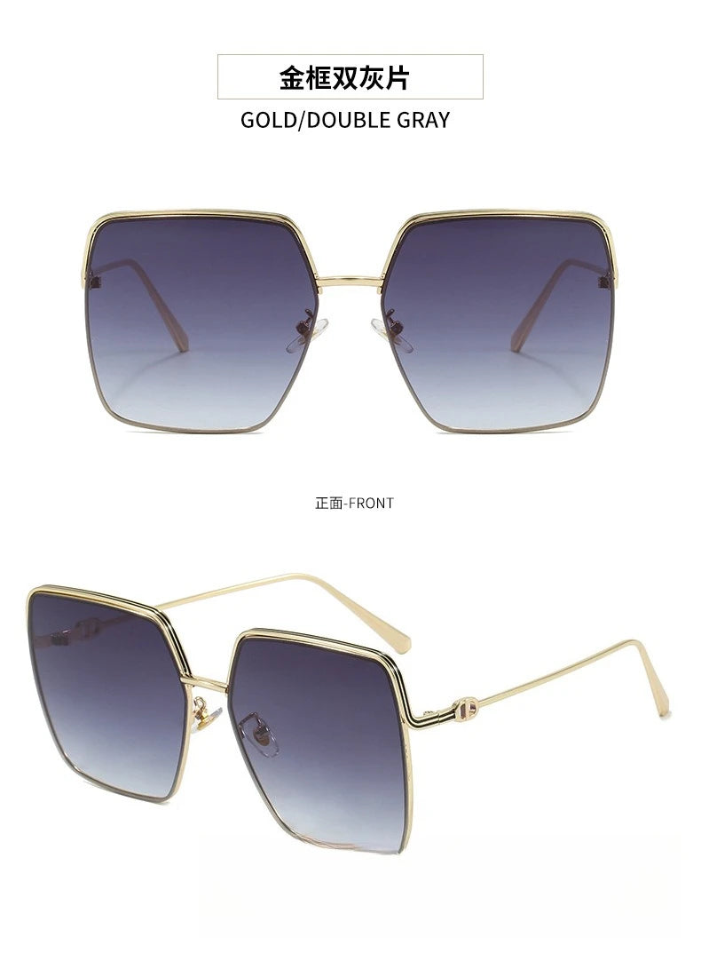 Nuovi occhiali da sole quadrati da donna 2025