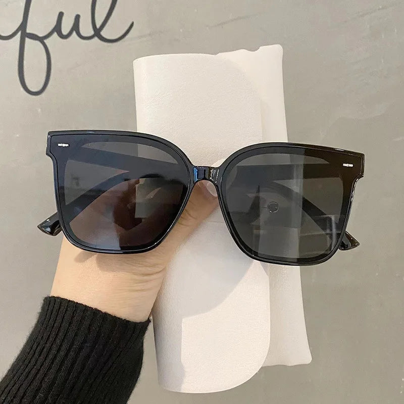 Occhiali da sole quadrati oversize stile punk