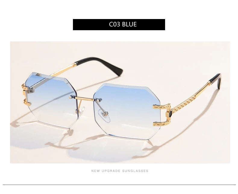 Occhiali da sole senza montatura