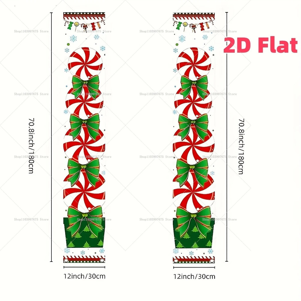 Banner natalizio con pupazzo di neve