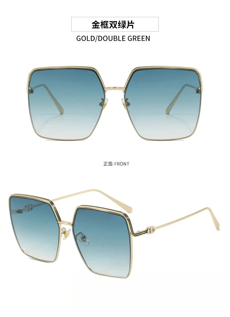 Nuovi occhiali da sole quadrati da donna 2025