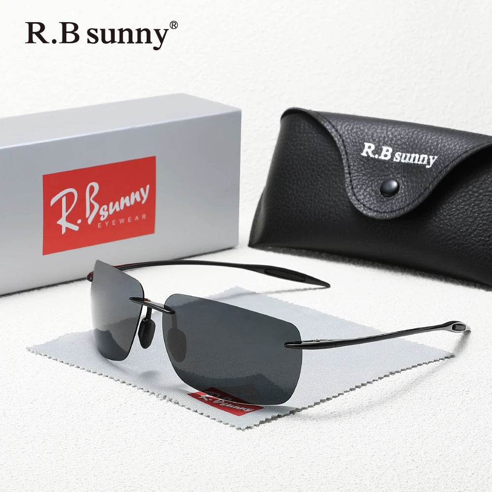 Occhiali da sole da uomo e da donna senza montatura