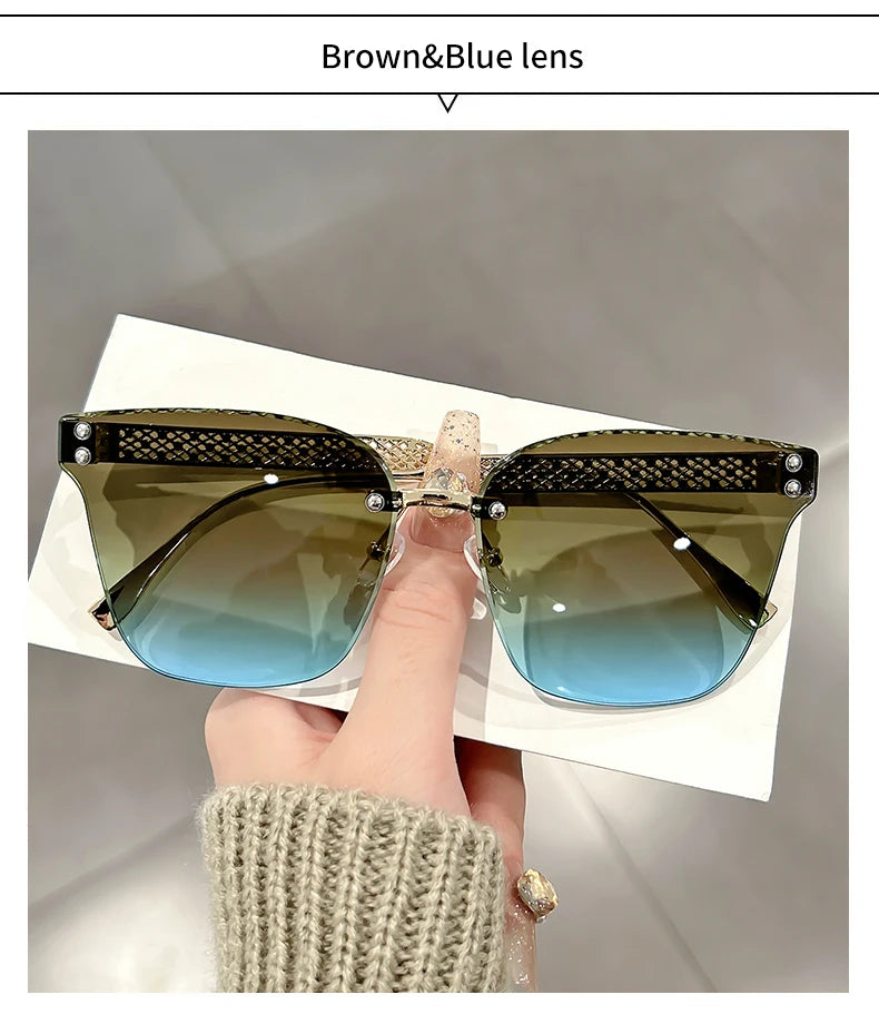 Nuovi occhiali da sole alla moda senza montatura