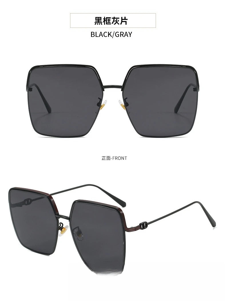 Nuovi occhiali da sole quadrati da donna 2025