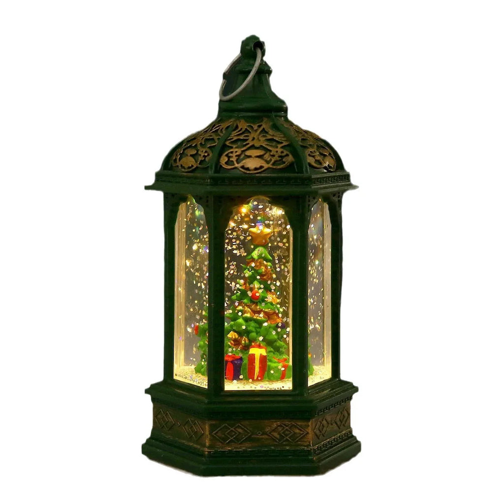 Lanterne esagonali di Babbo Natale