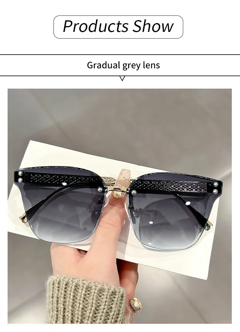 Nuovi occhiali da sole alla moda senza montatura