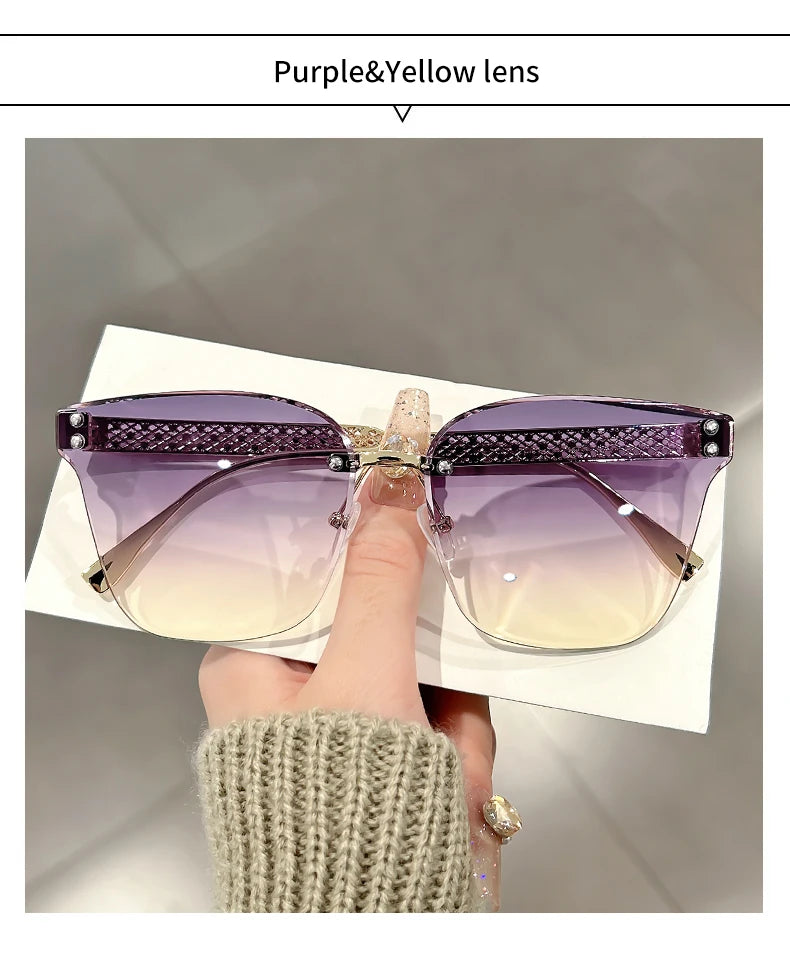 Nuovi occhiali da sole alla moda senza montatura