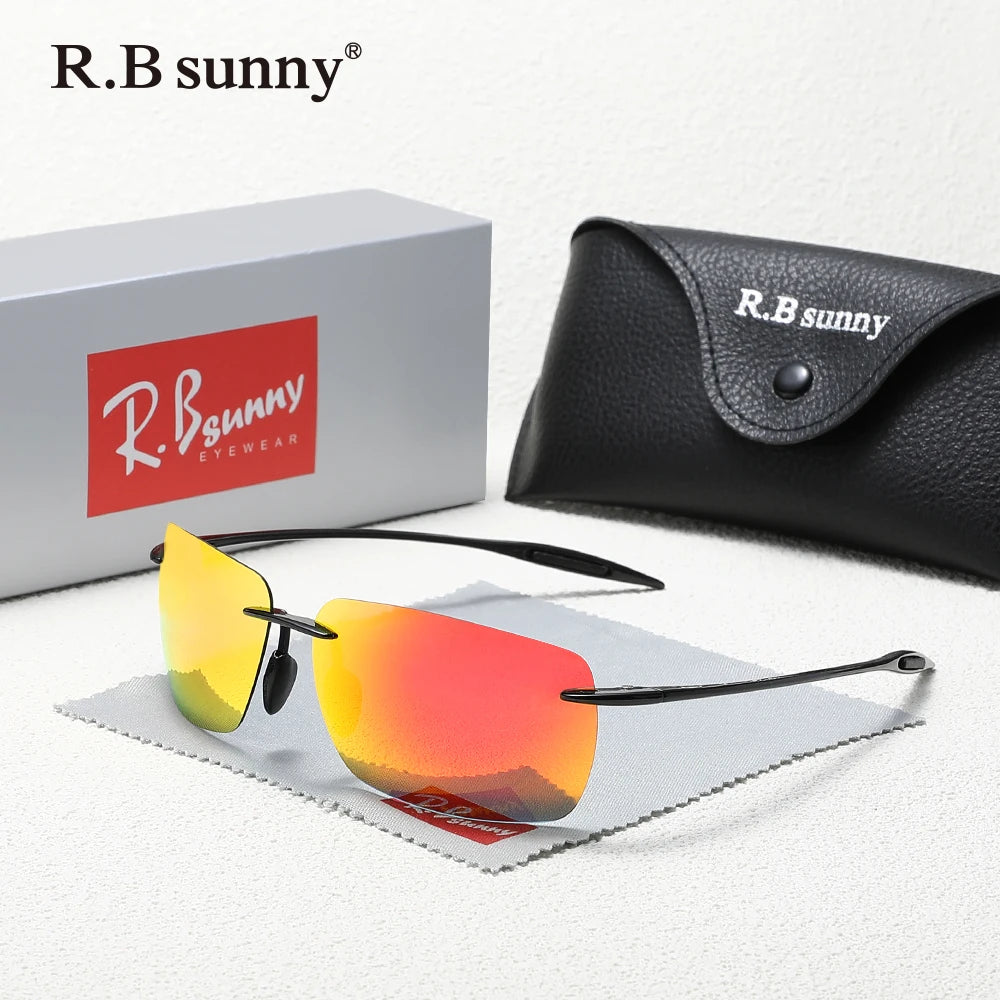 Occhiali da sole da uomo e da donna senza montatura