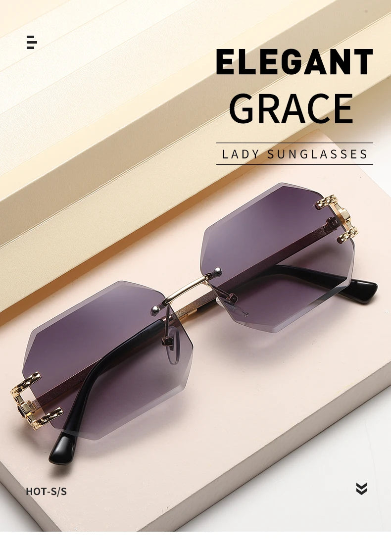 Occhiali da sole senza montatura