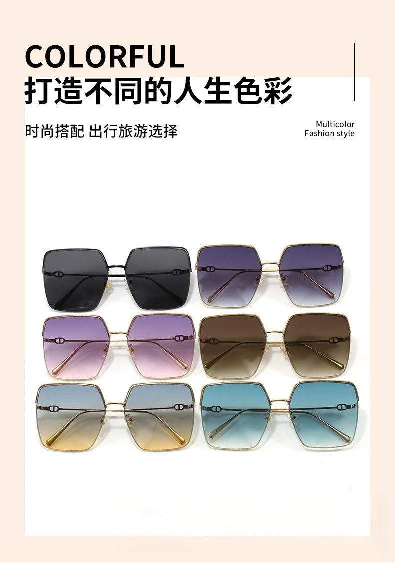 Nuovi occhiali da sole quadrati da donna 2025