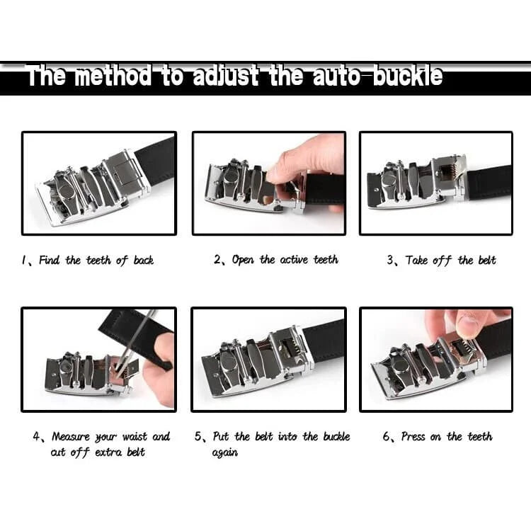Cinture da uomo con fibbia automatica