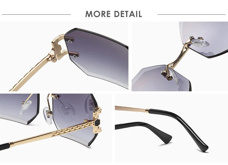 Occhiali da sole senza montatura