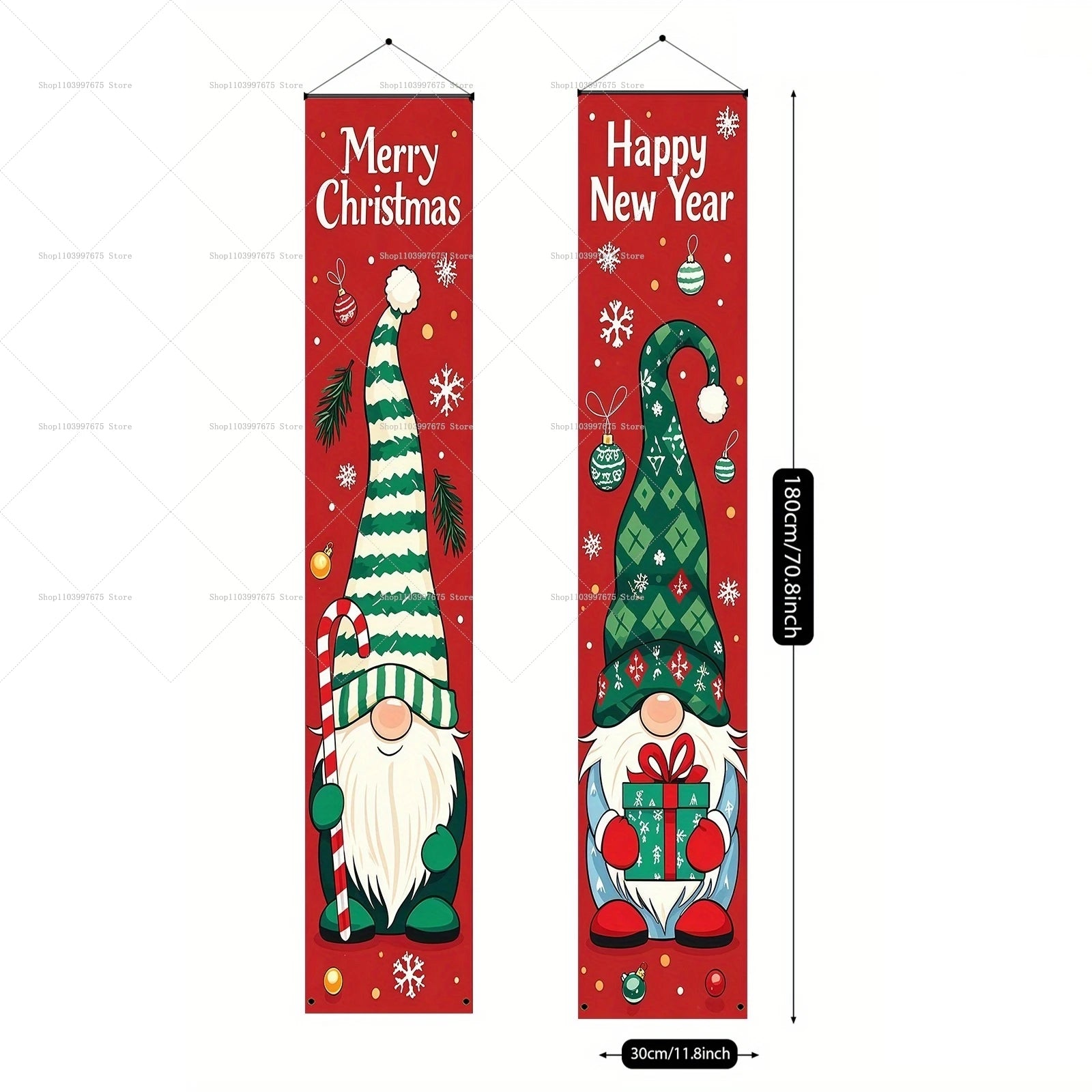 Banner natalizio con pupazzo di neve