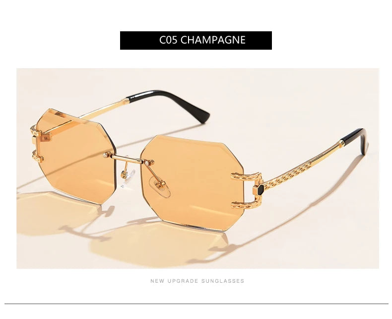 Occhiali da sole senza montatura