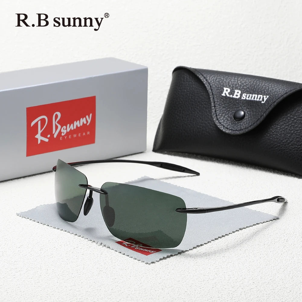 Occhiali da sole da uomo e da donna senza montatura