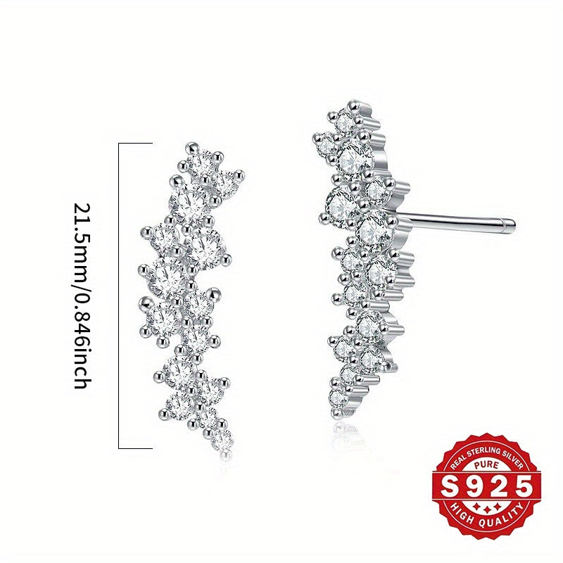 Orecchini eleganti in argento Sterling S925