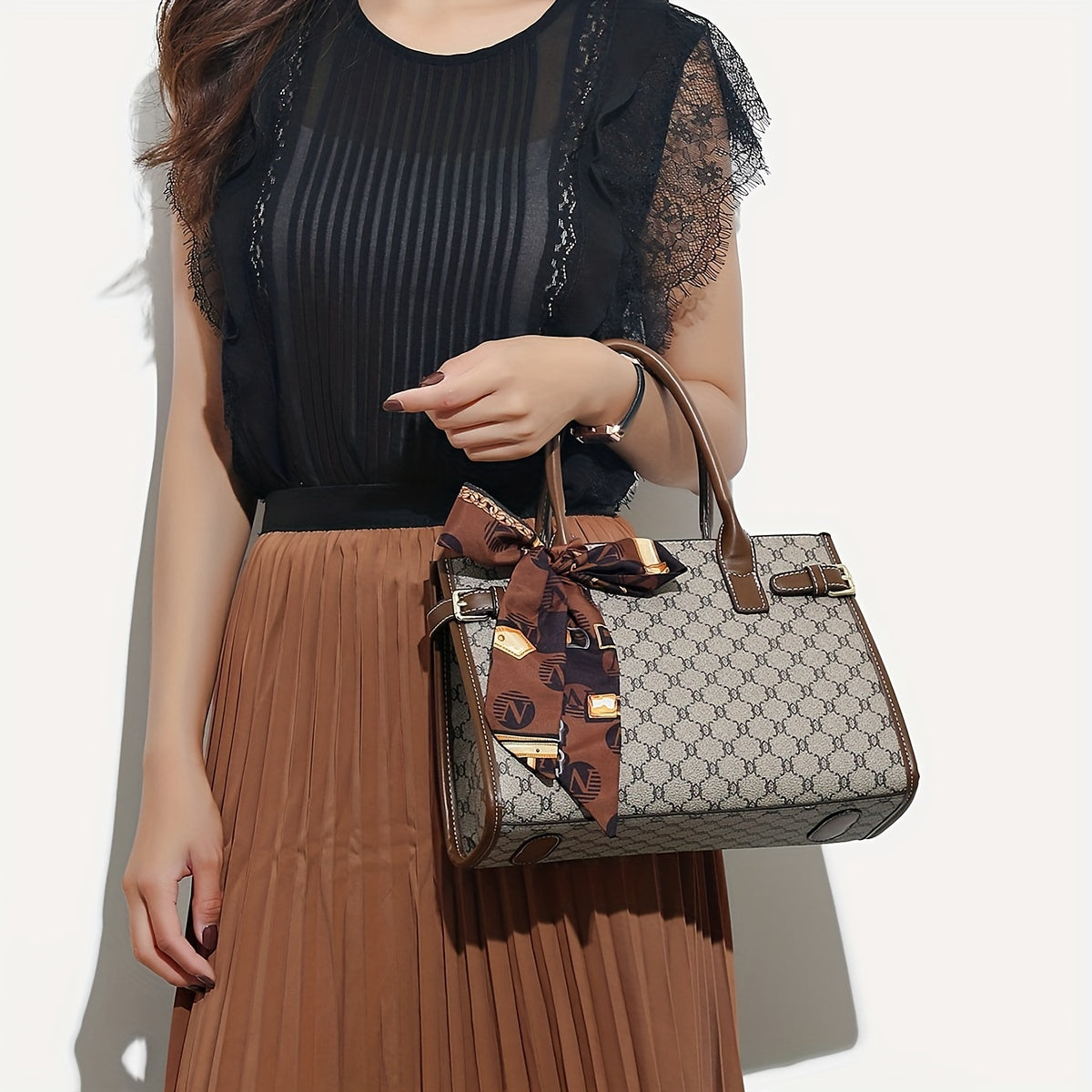 Set di 3 borse eleganti classiche da donna