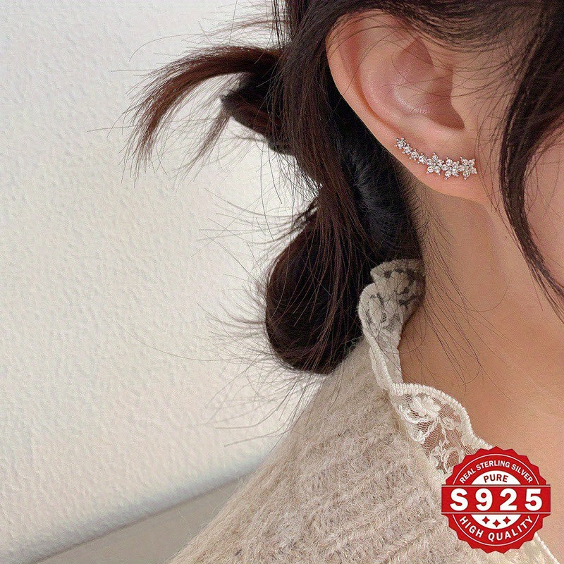 Orecchini eleganti in argento Sterling S925