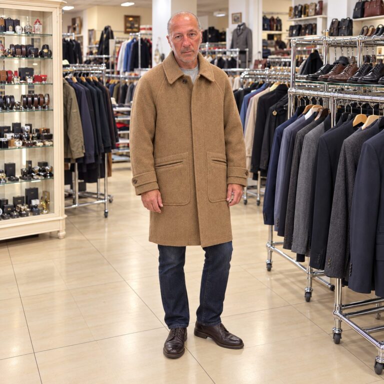 CAPPOTTO UOMO PURA LANA VERGINE TONI MARRONI MISSONI